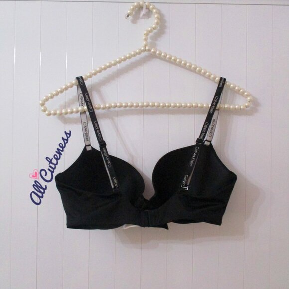 (NWOT) Calvin Klein Black Push Up Bra Size 34C - Picture 3 of 4